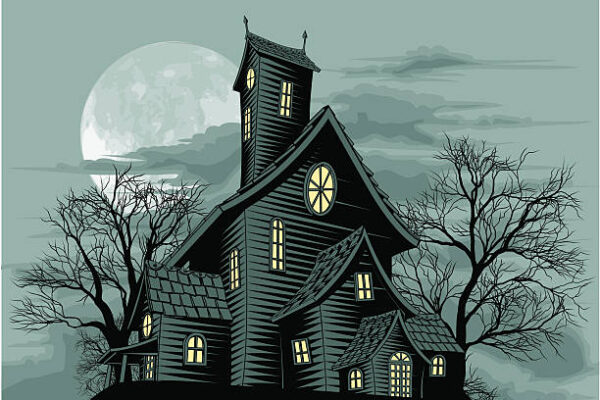 haunted house clipart