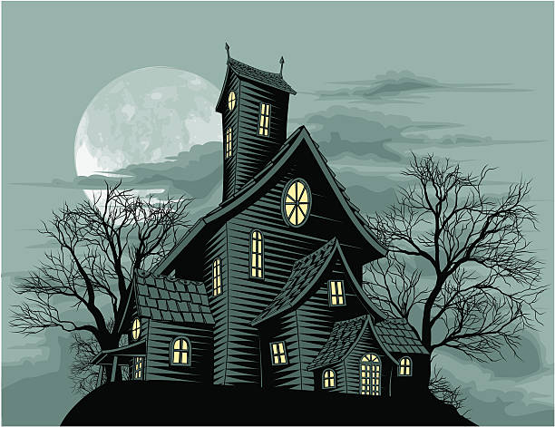 haunted house clipart